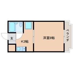 興津駅 徒歩13分 3階の物件間取画像